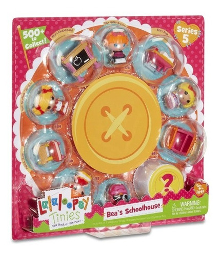 Lalaloopsy Pack 10 Mini Tinies Bea Schoolhouse Con Sorpresa