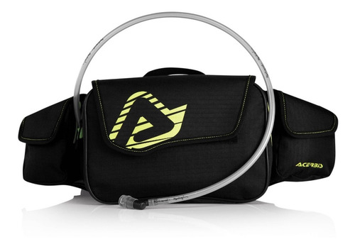 Imagen 1 de 5 de Cangurera Acerbis Con Bolsa De Agua Negro/amarillo