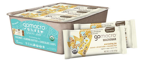 Gomacro Macrobar Barritas Proteicas Veganas Orgánicas + Macr