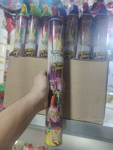 Espuma De Carnaval Grande 800ml Mayor/detal Somos Tienda