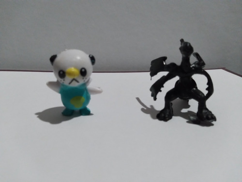 Pokémon - Miniatura De Oshawott E Zekrom (Usado)