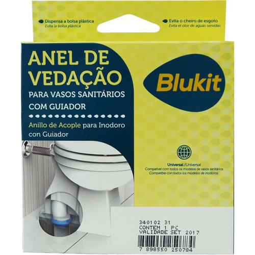 Anel De Vedação P/ Vaso Sanitario 102 C/ Guia - Pct C/ 12un*