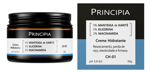 Creme Hidratante Facial Principia Ch-01 Karité Glicerina 50g