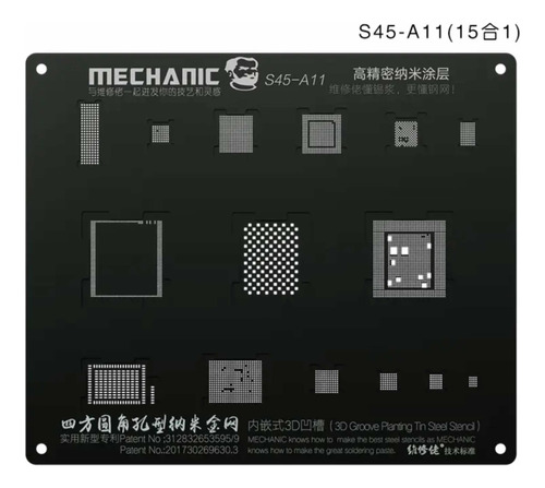 Stencil 3d P/ Reballing Mc-s45-a11 Mechanic