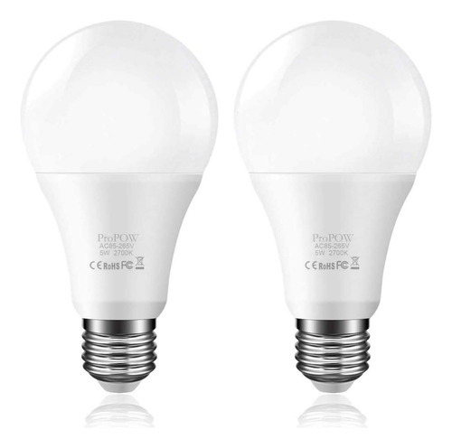 Bombilla Led Inteligente Con Sensor A19 5w Para Interiores
