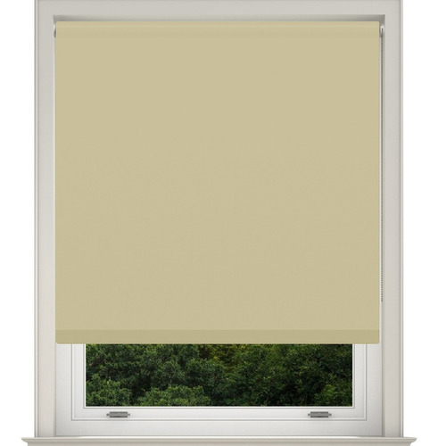 Cortina Roller 100 Blackout Premium 180x220 Beige Haussman