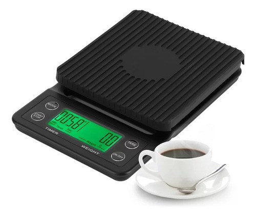 Balanza Café Coffee Scale Barista Digital Con Temporizador 