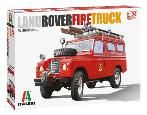 Land Rover Fire Truck  1/24 Kit De Montar Italeri 3660