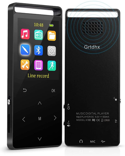 Reproductor De Mp3 De 32 Gb Con Bluetooth Hi-fi Radio Fm Neg