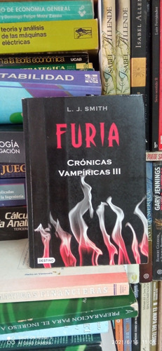 Libro Furia Crónicas Vampíricas 3. L. J. Smith