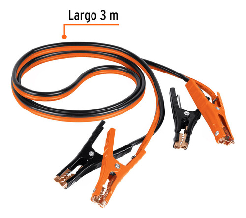 Cables Pasa Corriente 3m 225 A 8 Awg Con Funda Truper
