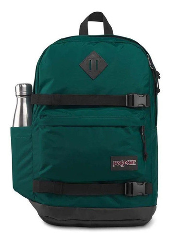 Mochila Jansport West Break Mystic Pine 28 Litros Cor Verde-escuro