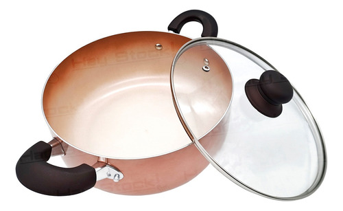 Cacerola Ceramica 24 Cm Antiadherente Hudson Valley Color Cobre