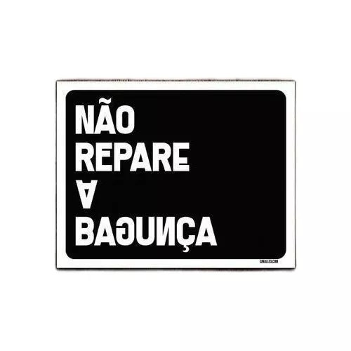 Não repare a bagunça  Criação de Logo Para Limpeza & Serviço para