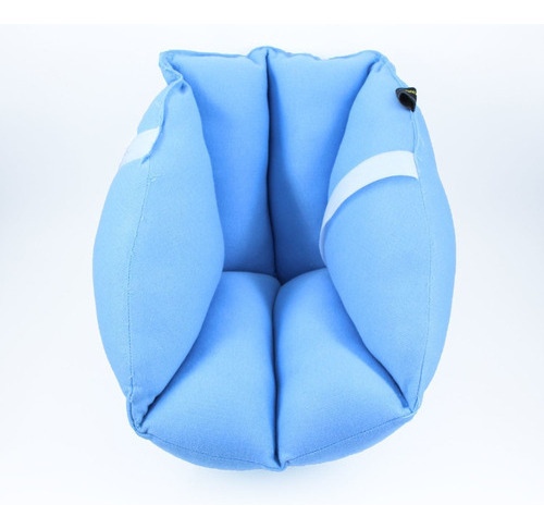 Almofada Protetor De Calcanhar Para Acamadas Par Longevitech Cor Azul-turquesa