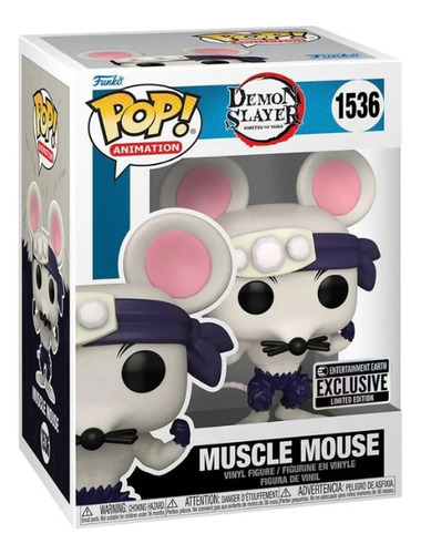 Funko Pop! Muscle Mouse Ee Exclusive #1536 - Demon Slayer