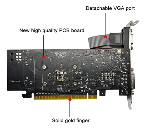 Tarjeta Gráfica Saplos Geforce Gtx 750 Ti, 4gb Gddr5 128 Bit
