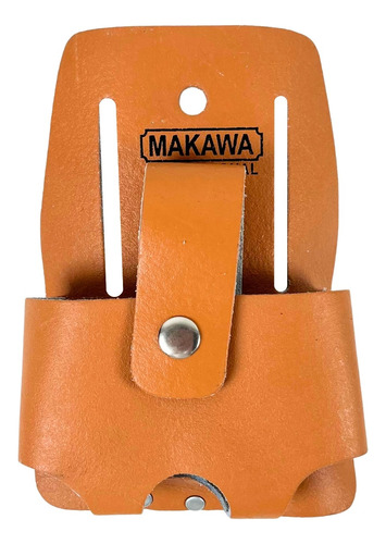 Porta Huincha De Medir 5m De Cuero Para Cinturón Makawa