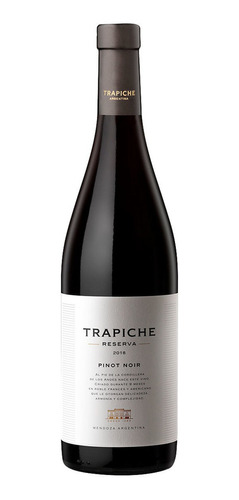 Vino Tinto Argentino Trapiche Roble Pinot Noir 750ml