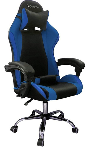 Silla Gamer Xzeal Xz05 Ergonomica Reclinable Reforzada Color