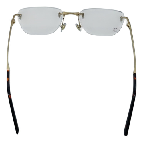 Lente Cartier 3pzs Color Dorado Con Negro Ct0512-c2 Dorado