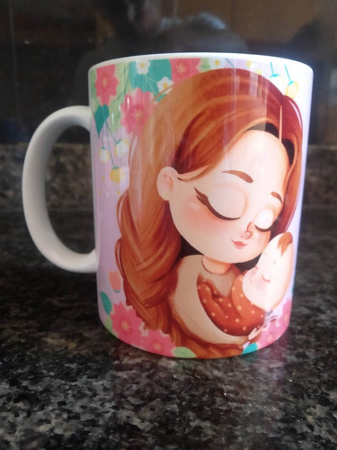 Tazas Clasicas 11 Oz Personalizadas Mama Papa Navidad Foto