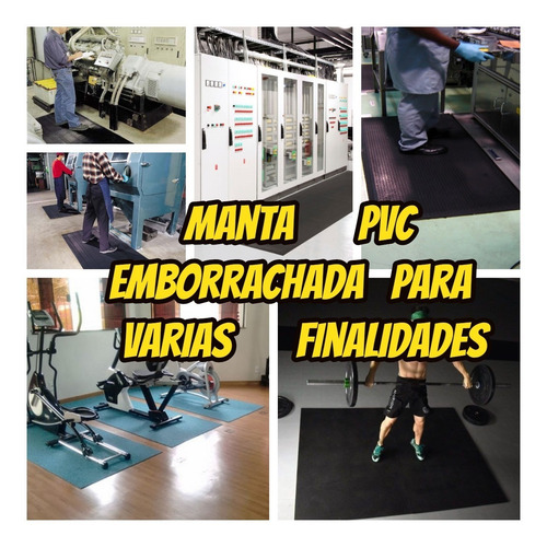 Tapete Emborrachado 4mm 1.20x1.00mts Anti Ruido Para Jump