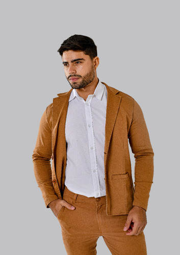 Blazer Masculino Esporte Fino Slim Fit Com Elastano Premium