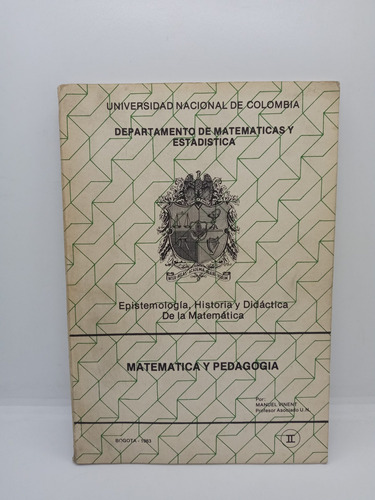 Matemática Y Pedagogía - Manuel Vinent - U. Nacional 