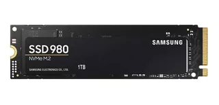 Disco sólido SSD interno Samsung 980 MZ-V8V1TOBW 1TB negro