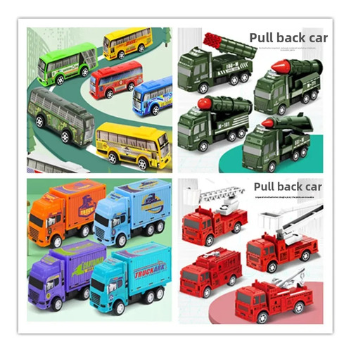 Camión De Bomberos, Modelo De Coche Huili Multiestilo, Toy C