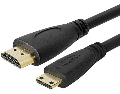 Cmple Minihdmi Tipo C A Hdmi Tipo A Cable Negro