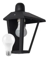 Comprar Pack X8 Farol Colonial De Pared De Chapa Exterior + Led 9w