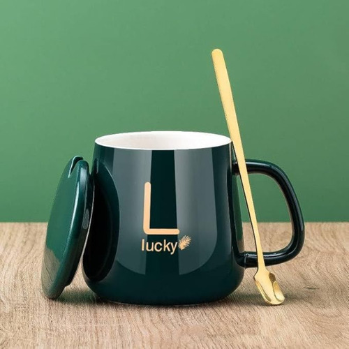 Taza Cerámica Con Calentador Eléctrico Verde Musgo Base Electrica 220v