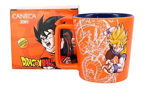 caneca dragão Dragon ball as esferas do dragão