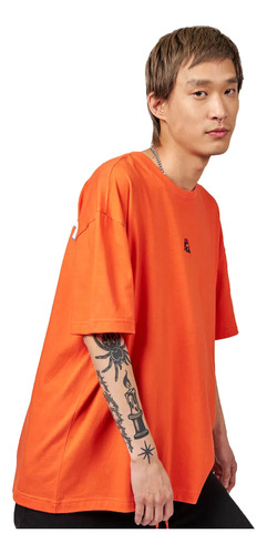 Remera Fila Hoops Unisex Moda Naranja