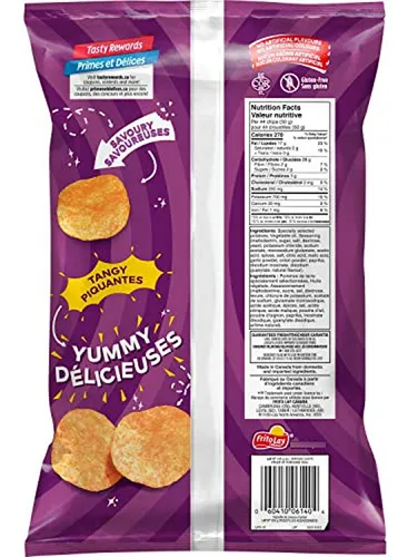 Papas Lays All Dressed 235g De Canadá - Bolsa Familiar