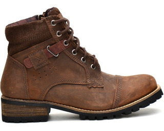 bota masculina solado de madeira