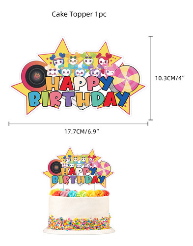 . Twice Set Globos Decoracion De Cumpleañosfeliz Cumpleaños