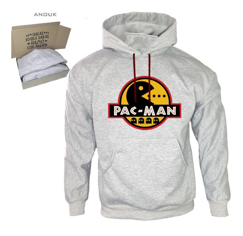 Imagen 8 de 9 de Buzo Hoodie Personalizable Artesanal Saco Pac-man Unisex