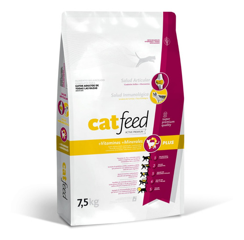 Catfeed Super Premium  32% Proteinas X 7.5 Kgs Dm Mascotas
