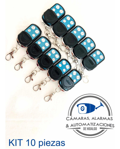 Kit 10 Control Remoto Seg Puertas Automáticas 433 Mhz (Usado)