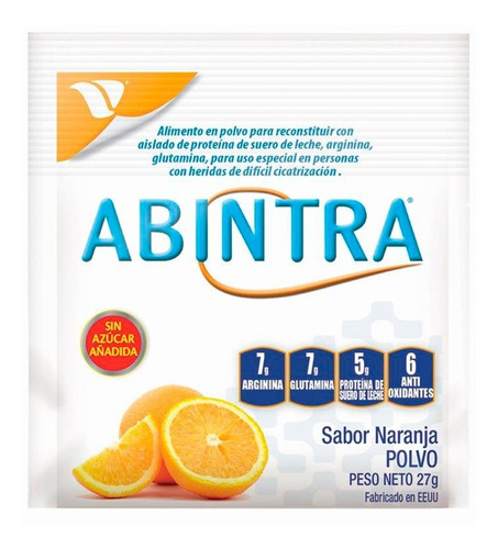 Abintra Sobre 27 Gramos Sabor Naranja