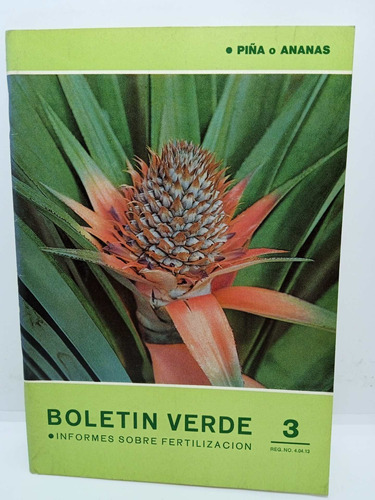 Piña Y Ananás - Boletín Verde 3 - Informes - Fertilización 