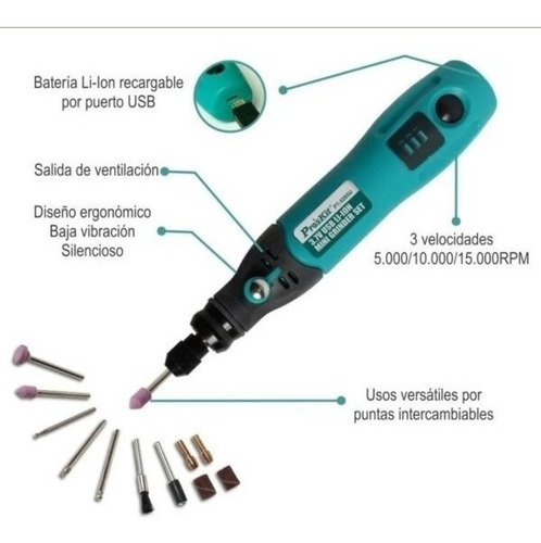 Torno Profesional - Manos Manicuria Podologia Pedicuria Uñas - Garantia Oficial - Potente - Liviano - Pies & Mano -