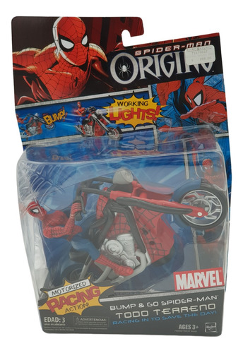 Motocicleta Todo Terreno Spiderman Origins Funciona 2006