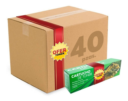 Caja 40 Pza Toner Nuevo 350a Compatible Con M27