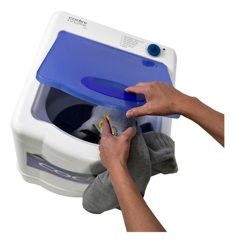 Lavarropas Semiautomático Codini Evolution 7054 Blanco 7kgs