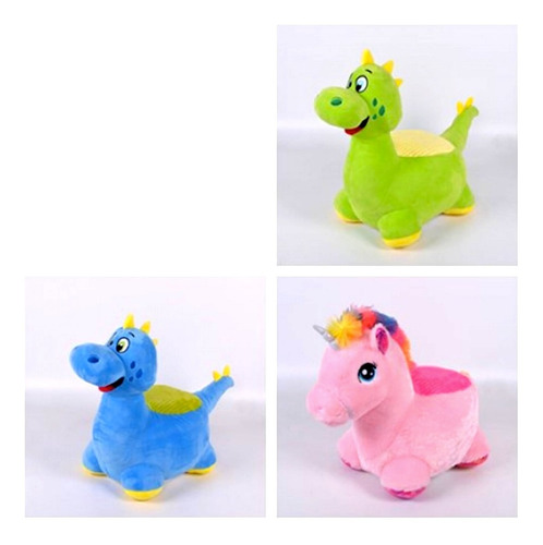 Imagen 7 de 7 de Sofá Puff Sillón Infantil Peluche Niños 50x40cm My Baby Toys