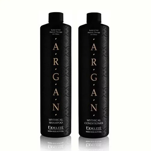 Shampoo +acondicionador 900ml +protector Ter Argan Fidelite
